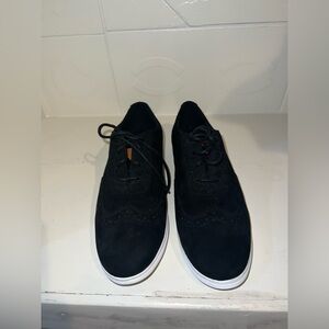 Cole Haan Grand.OS Black Suede Oxfords
